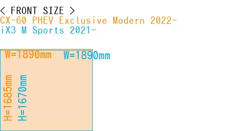 #CX-60 PHEV Exclusive Modern 2022- + iX3 M Sports 2021-